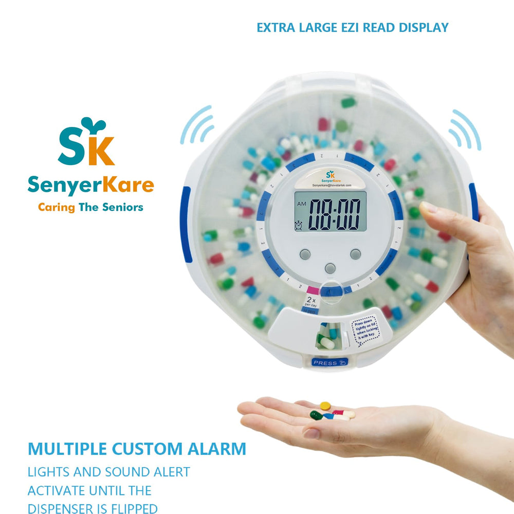 Senyerkare compact design fits bedside or countertop spaces