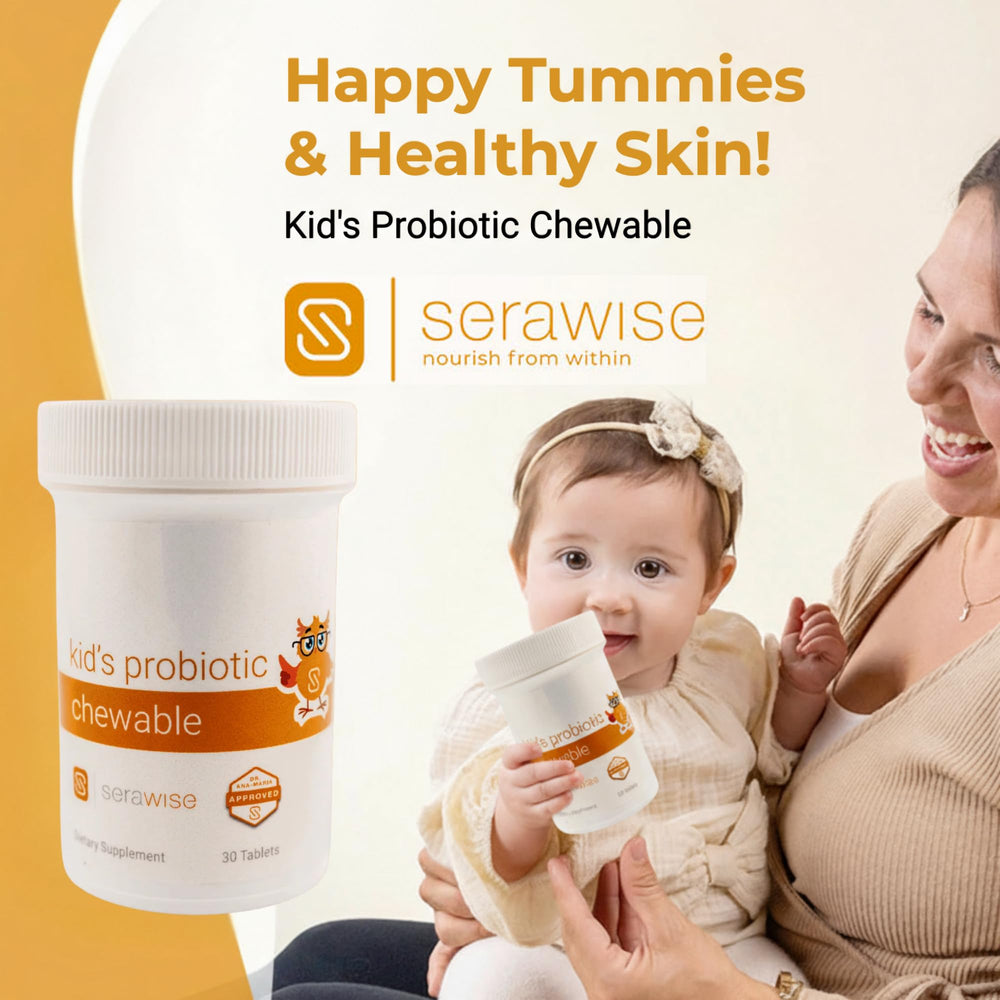 Serawise chewable tablet taken with a meal