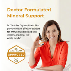 Serawise Organic Liquid Zinc supporting daily family wellness routines.