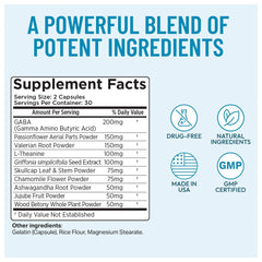 Serelax gluten-free capsules in GMP-certified packaging.