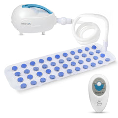 SereneLife bubble bath mat in-tub with suction cup for stable, spa-like relaxation at home