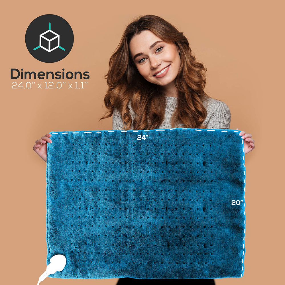 SereneLife bed-use heating pad delivers warm comfort during rest