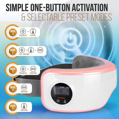 SereneLife eye massager built-in speakers for relaxing music during sessions