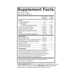 Serovital Glow Sticks daily-use spoon measures a sugar-free supplement.