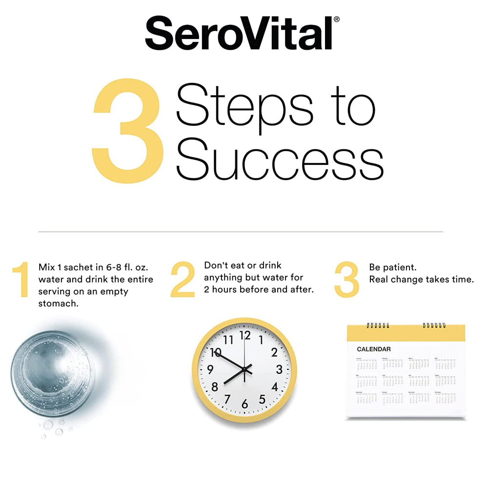 Serovital powder scoop for convenient, precise dosing
