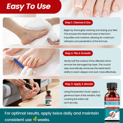 SERYNTH packaging highlights safety guidelines and external-use-only labeling