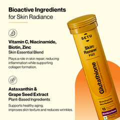 SETU ingredients: vitamin C and glutathione blend for everyday antioxidant support.