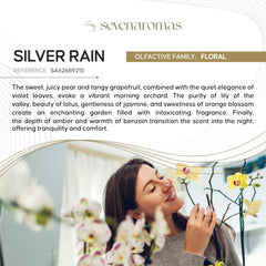 SevenAromas diffuser oil room ambience demonstrates calming, refined atmosphere in living spaces.