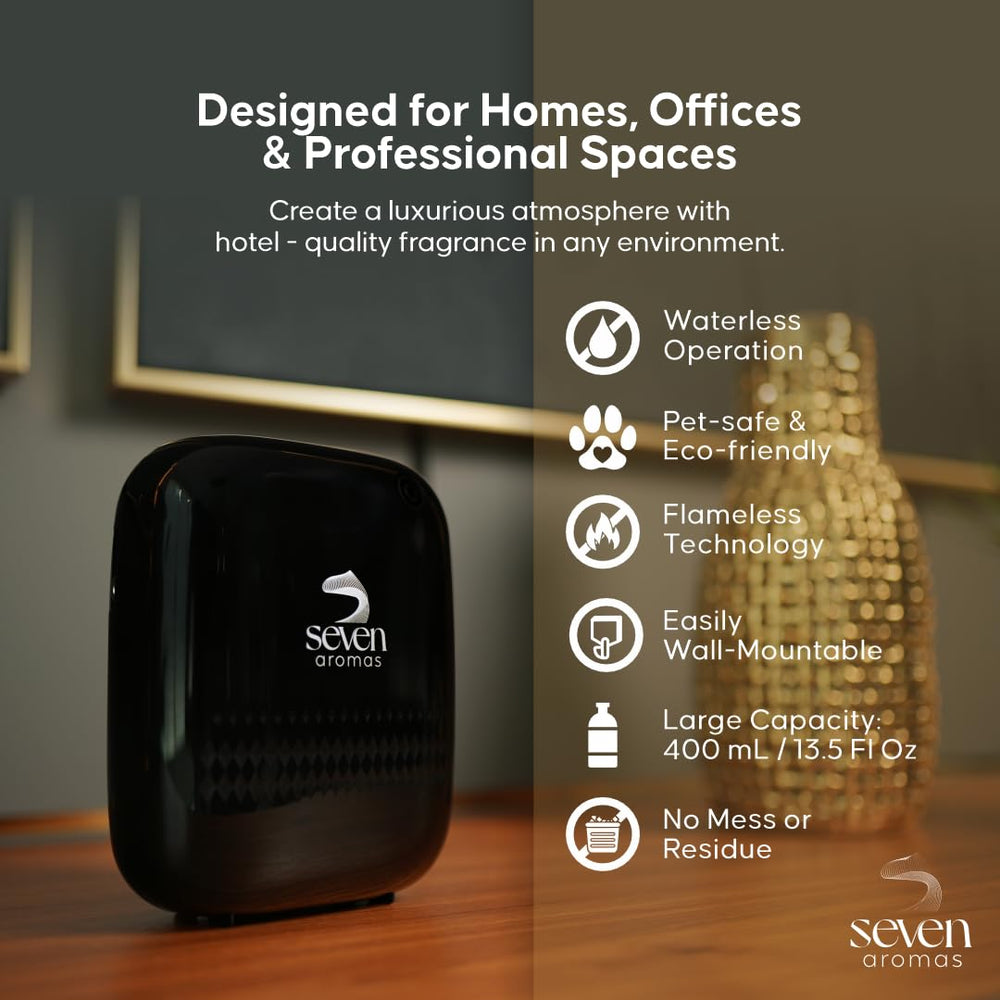 Seven Aromas SV720 Bluetooth app control enables scheduling and automation.