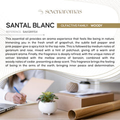 SevenAromas delicate floral heart diffuser oil close-up highlights note depth.