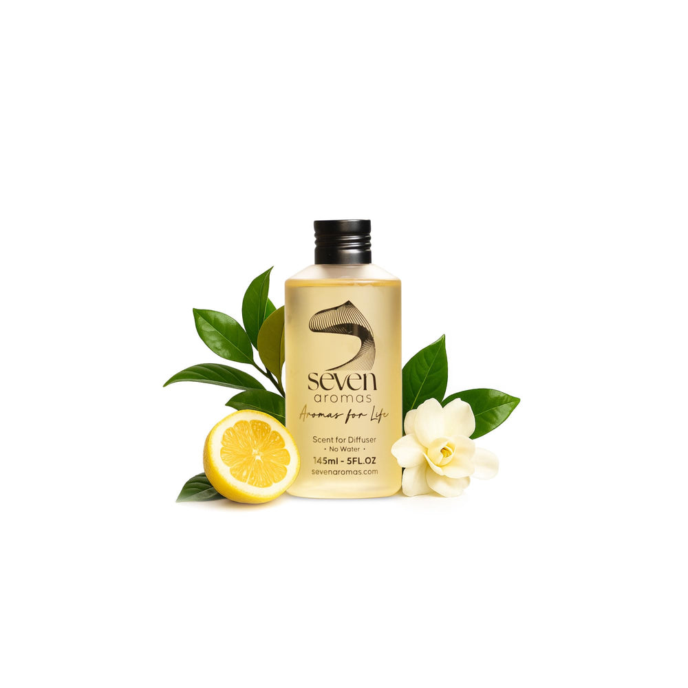 SevenAromas Soft Rain diffuser bottle ready for home or hotel use, delivering refined aroma.