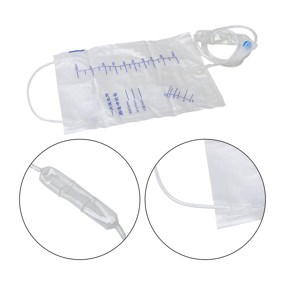 Sevender detox bag kit soft PVC material enhances lightweight portability.