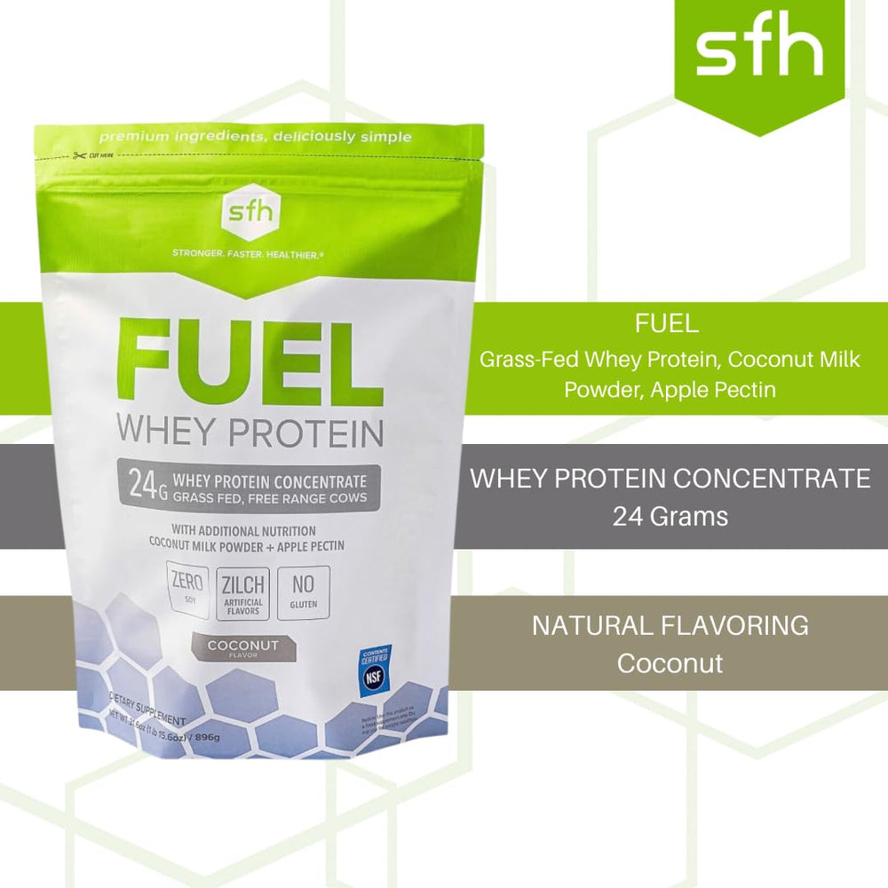 SFH Fuel coconut flavor mixes well in shakes and bakes