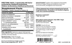 SFI Health Active B Complex box communicates vegan, hypoallergenic formulation and trusted brand