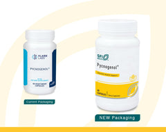 SFI Health Klaire Labs Pycnogenol 50mg capsules highlighting daily antioxidant support.