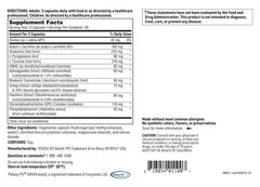 SFI Health NeuroThera serving size 3-capsules communicates daily intake approach.