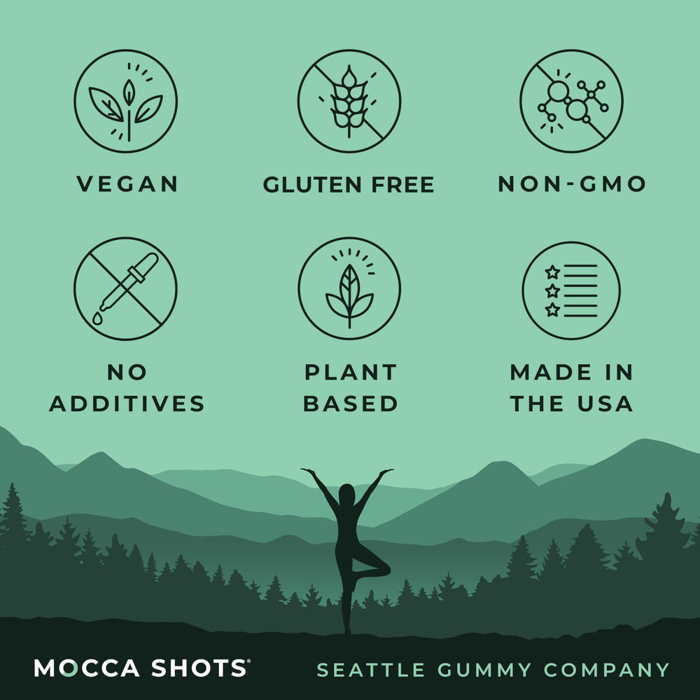 SGC Mocca Shots on-the-go pack showing portable energy for travel