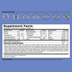 Shakeology plant-based protein blend with scoop shows convenient serving option.