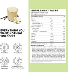 Shakeology vanilla shake in glass highlighting delicious, satisfying nutrition