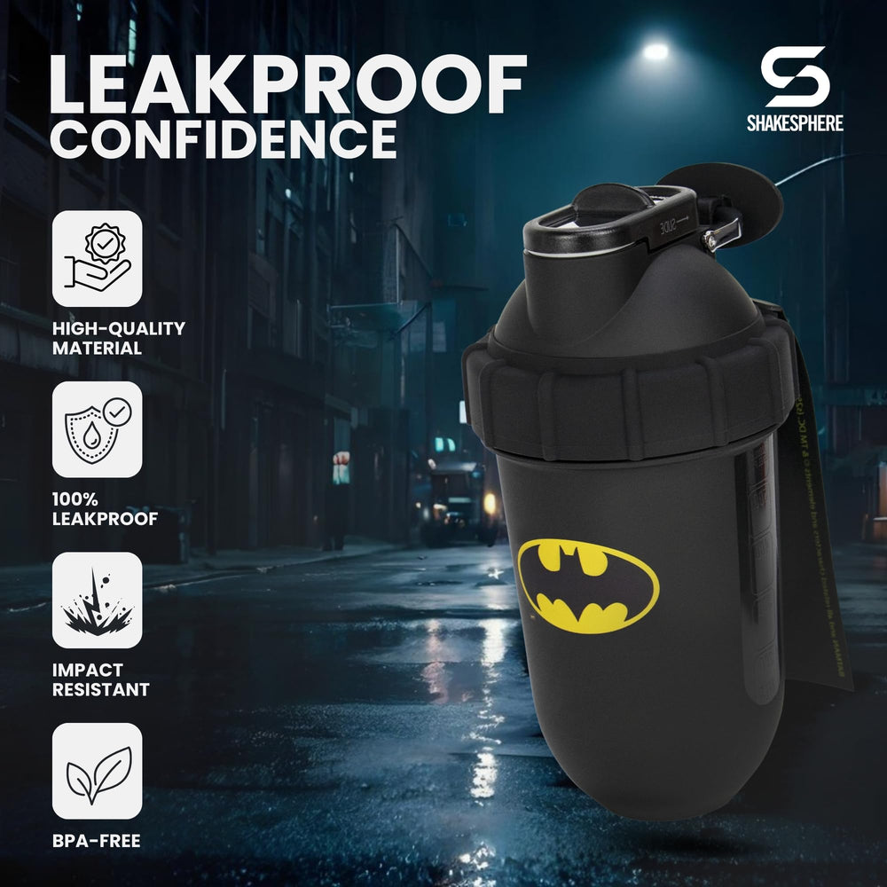 SHAKESPHERE Tritan bottle, crystal-clear and BPA-free, resists odors.