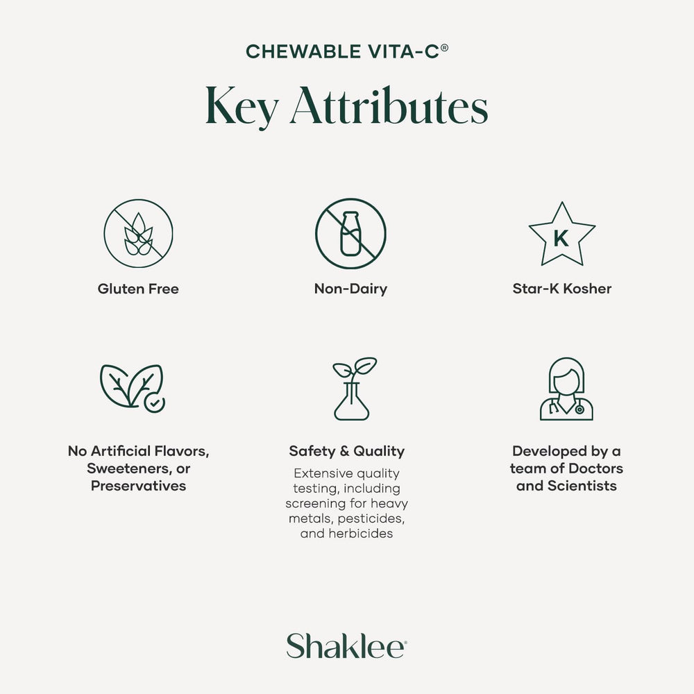 Adult-friendly Vita-C chew for easy daily use.
