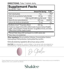 Shaklee MindWorks tablet resting on finger for simple daily use