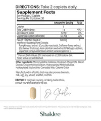 Shaklee NutriFeron caplets close-up for daily immune support.