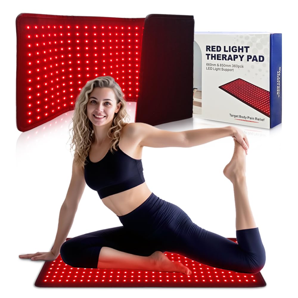 Shanglaite red light therapy belt with 360 LEDs delivering red and near infrared light.