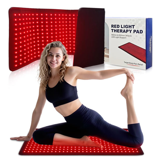 Shanglaite red light therapy belt with 360 LEDs delivering red and near infrared light.