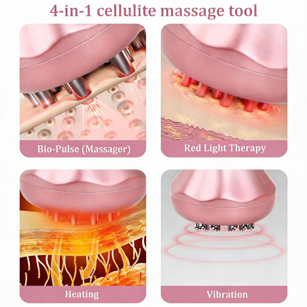 SHANOER cordless handheld massager with ergonomic grip for convenience.