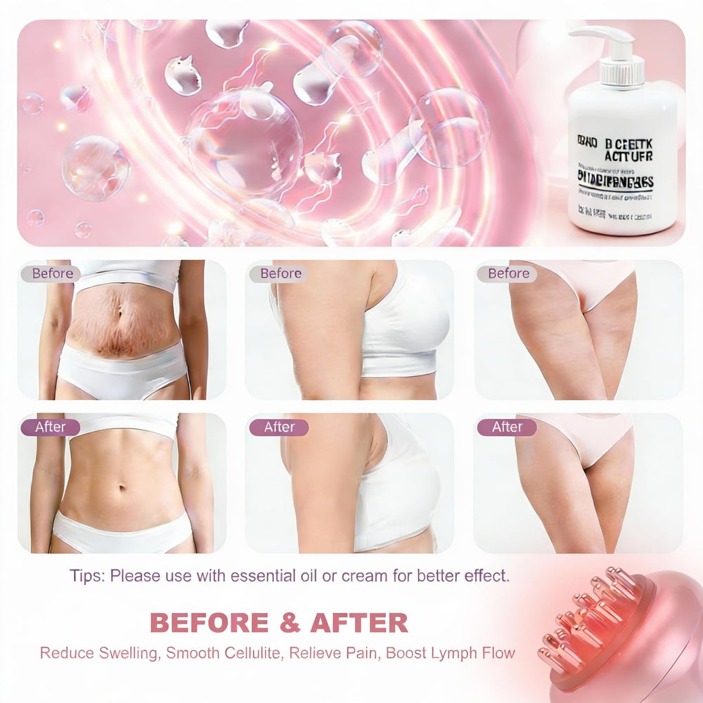 SHANOER full-body use massager targets legs, back, hips for relief and sculpting.