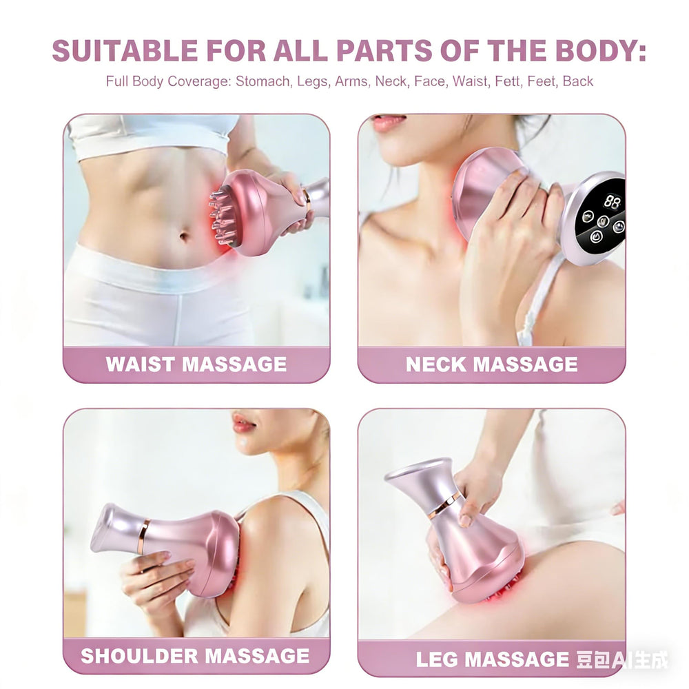 SHANOER light-therapy feature for skin tightening and rejuvenation.