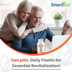 Sharoaid Fisetin liposomal delivery visual emphasizes absorption