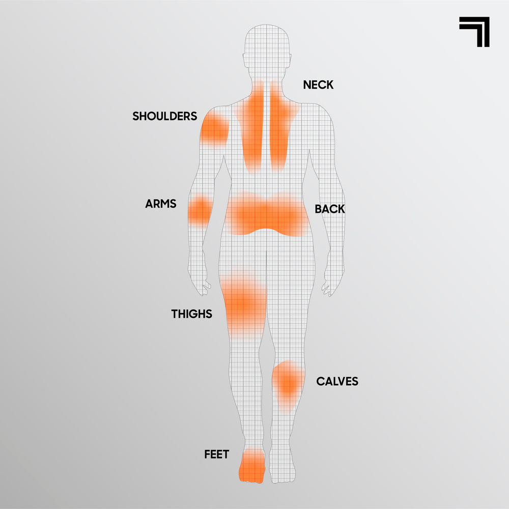 Sharper Image bar attachment for broader strokes across large muscle groups
