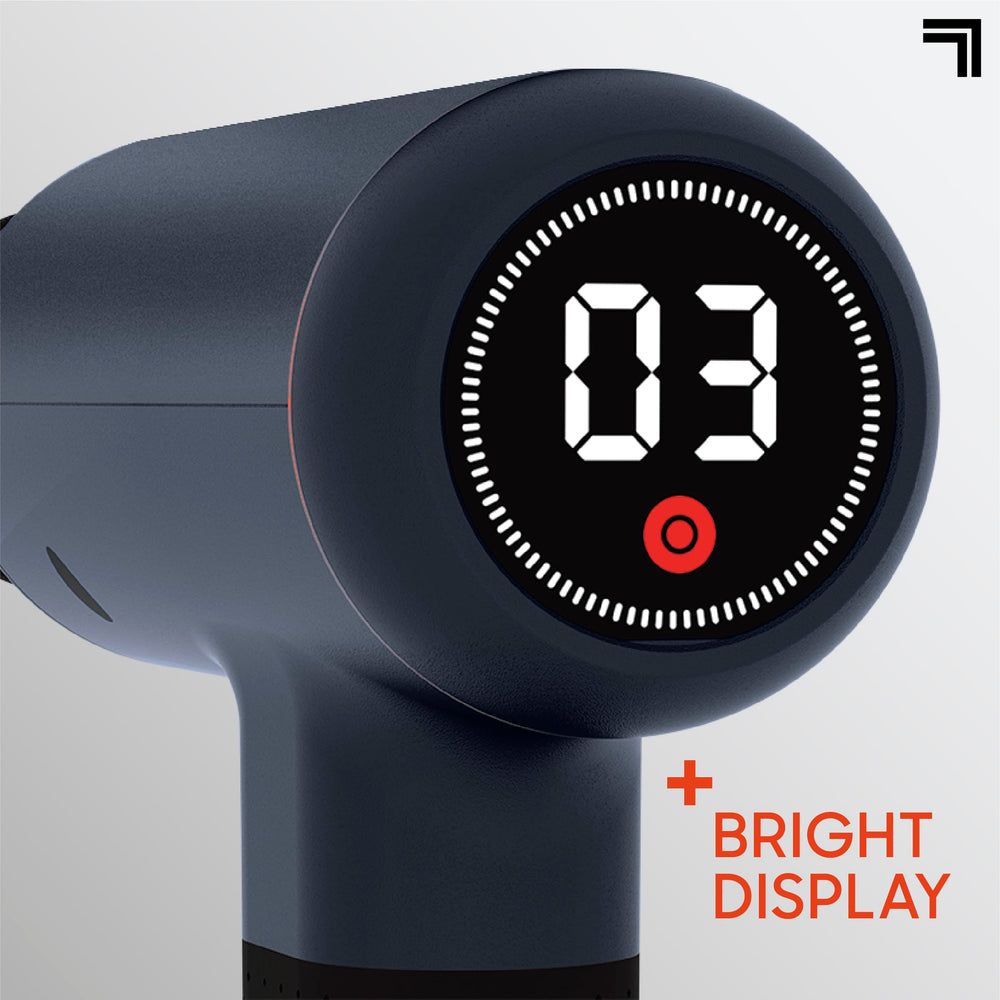 Sharper Image ergonomic grip with rubber handle for targeted pressure with less effort.