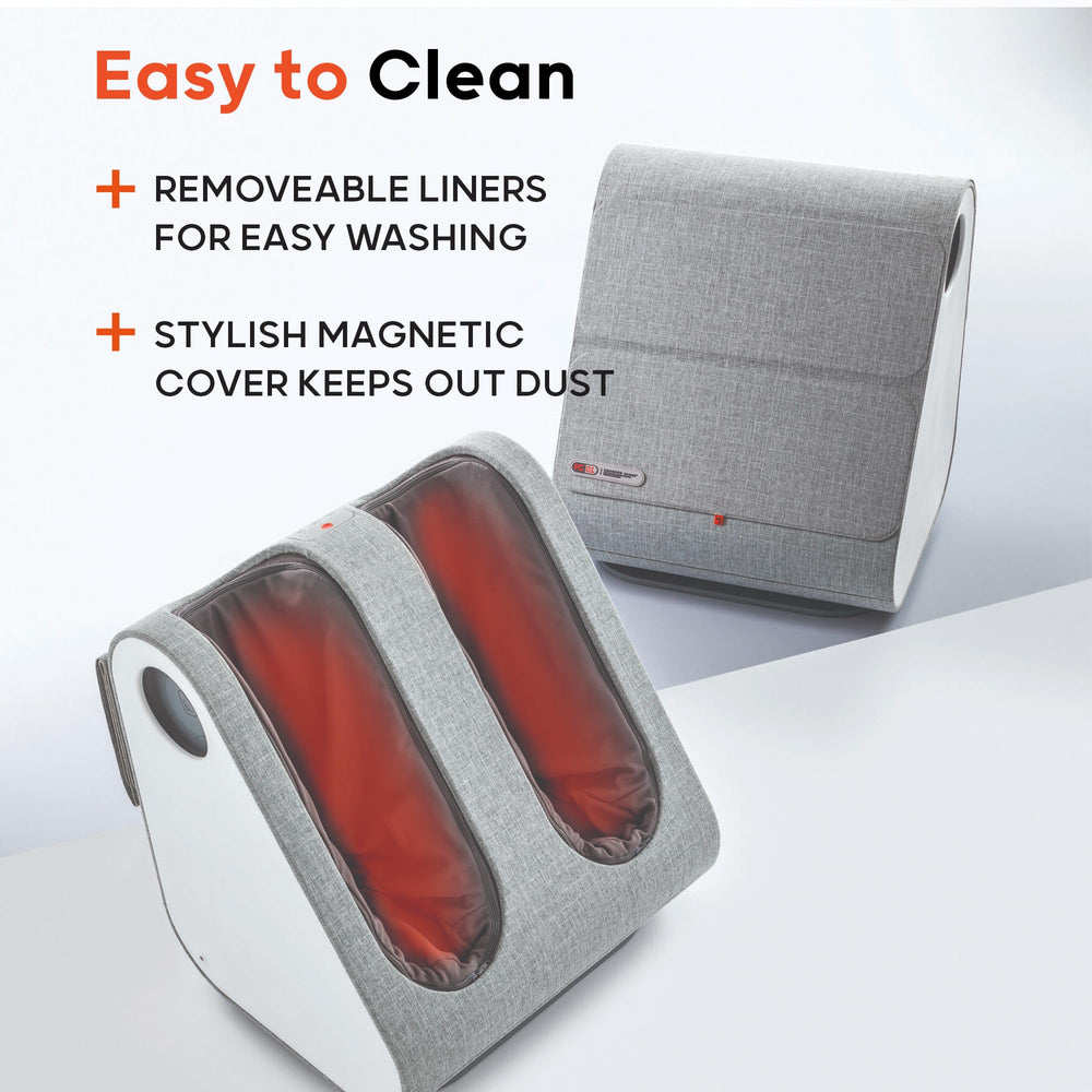 Magnetic dust cover keeps the massager clean and stylish