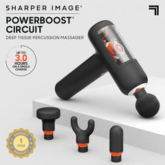 Sharpener Image PowerBoost round head attachment for large muscle groups