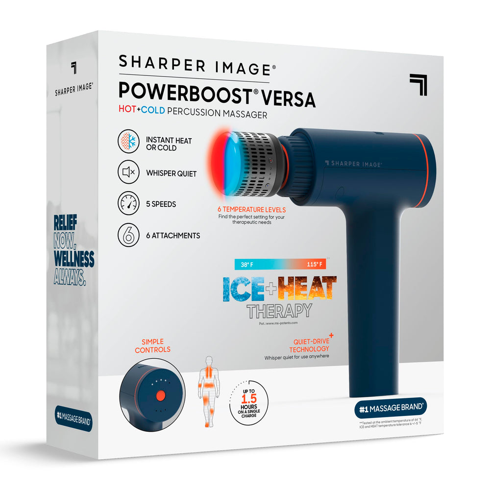 Sharper Image quiet-drive motor keeps sessions calm and uninterrupted