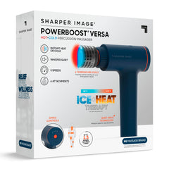 Sharper Image quiet-drive motor keeps sessions calm and uninterrupted