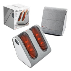 Sharper Image shiatsu foot-calf massager with deep-kneading rollers for tired feet