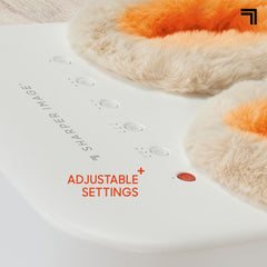 Sharper Image Shiatsu Luxe Foot Massager features ultra-soft padding for long sessions.