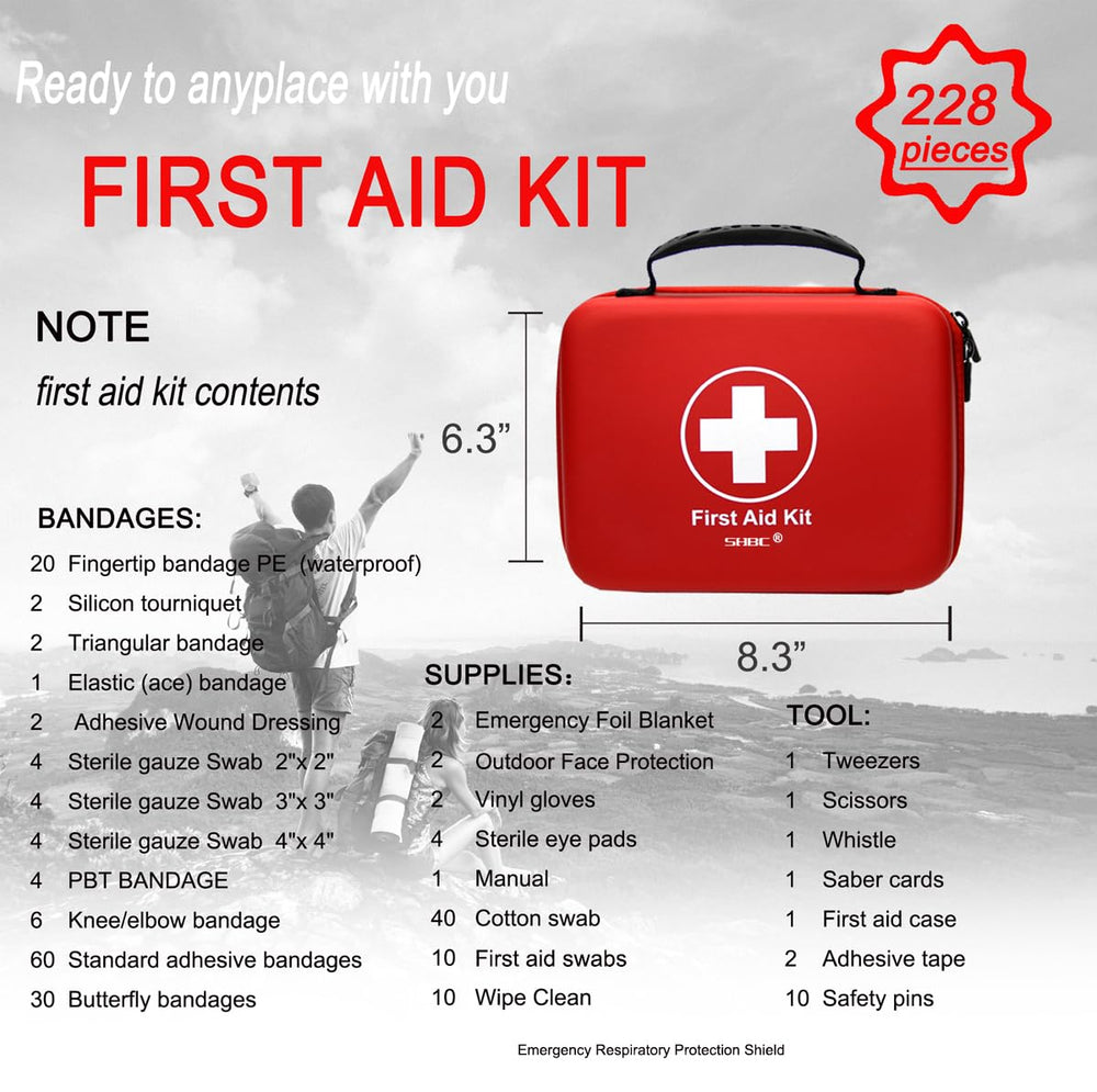 SHBC waterproof EVA case front view protecting supplies in wet conditions