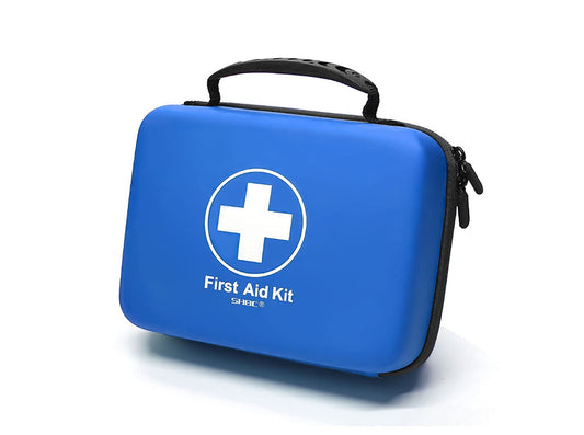 SHBC waterproof first aid kit cover shows a durable, portable home and travel safety companion.