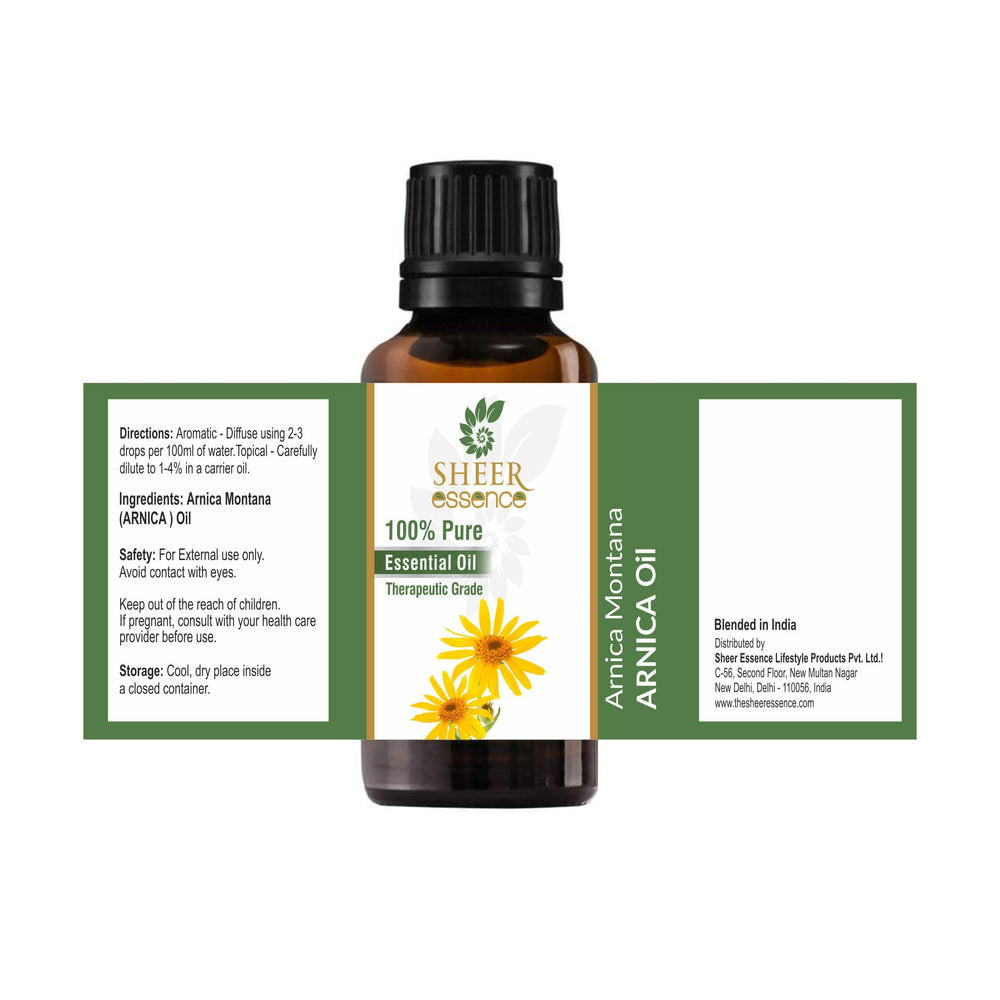 Sheer Essence Arnica Essential Oil packaging looks premium for gifting