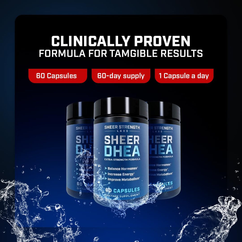 Sello de calidad de Sheer Strength DHEA inspira confianza