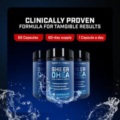 Sello de calidad de Sheer Strength DHEA inspira confianza