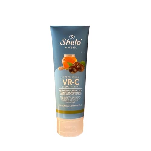 Sheló NABEL VR-C Leg Cream texture close-up, smooth and non-greasy.