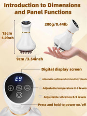 Shenzkeji massager focusing on neck relief with cooling glide to ease tension.