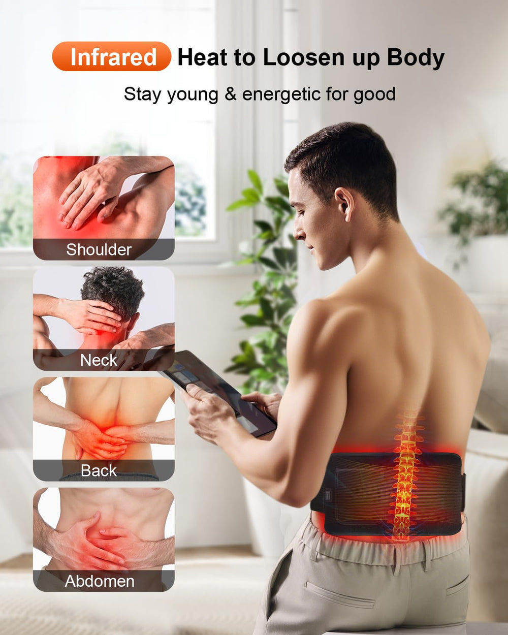 SHEVIEW pad with five brightness levels for customizable warmth