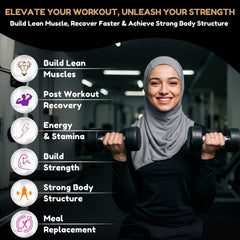 SHIFAA NUTRITION creamy chocolate shake demonstrates smooth flavor and mixability.